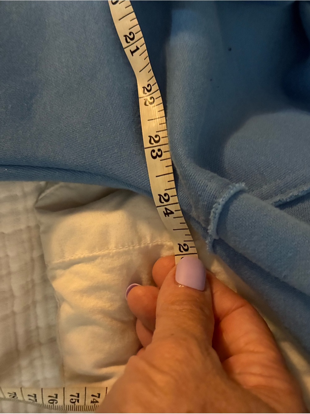 Savage X Fenty Light Blue Hoodie with Embroidered Patch - Picture 7 of 8